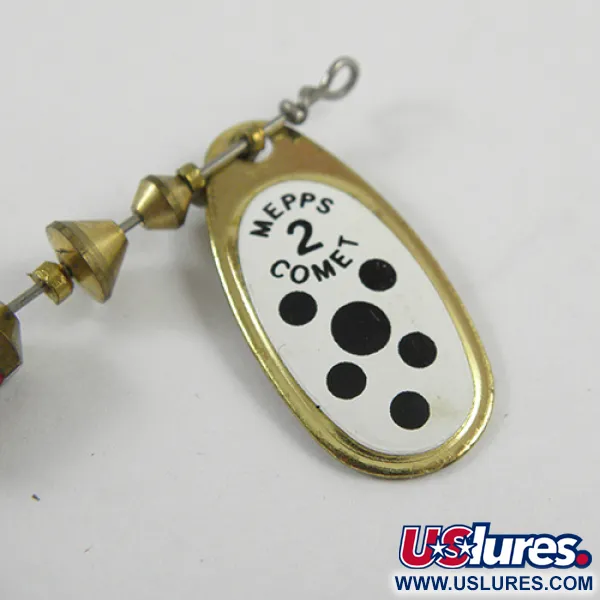Mepps Comet 2 Dressed Cucchiaino, Ottone / Bianco, 4,5g, #2818