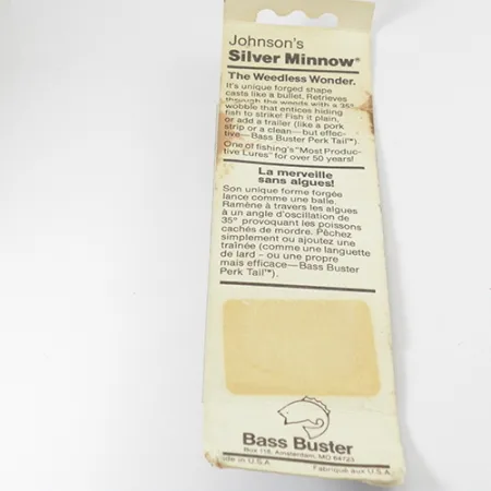 Johnson Silver Minnow Cucchiaino, Oro, 5g, Antialga, #2845