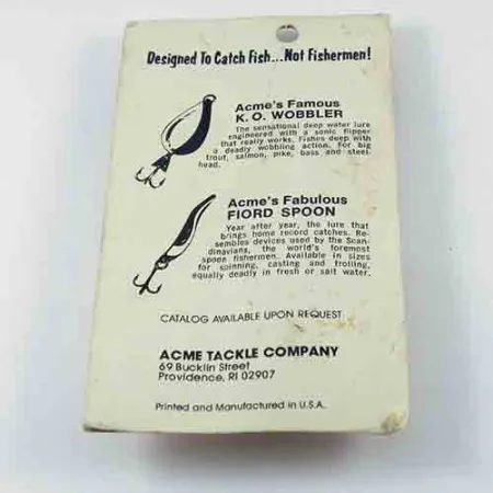 Acme Kastmaster Ondulante, Nichel, 10,5g, Pinnetta Rossa, #2851