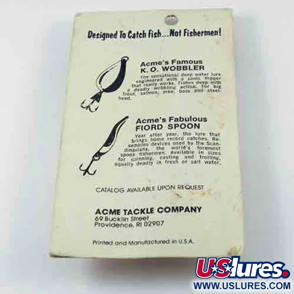 Acme Kastmaster Ondulante, Nichel, 10,5g, Pinnetta Rossa, #2851