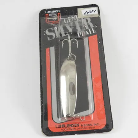 Luhr Jensen Krocodile Die #3 Ondulante, Nickel, 7g, Profilo stretto, #2881