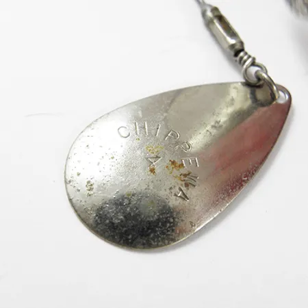 Chippewa Bait Chippewa 4 Spinnerbait, Nickel / Rosso, 28g, Doppia Paletta, #2909