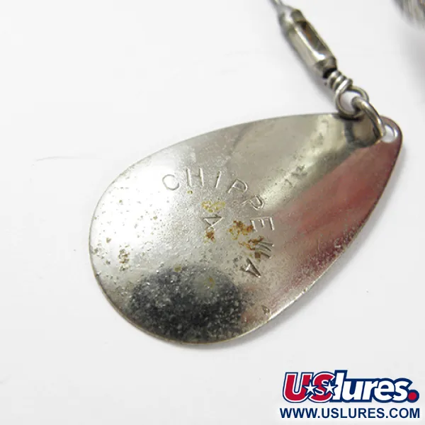 Chippewa Bait Chippewa 4 Spinnerbait, Nickel / Rosso, 28g, Doppia Paletta, #2909