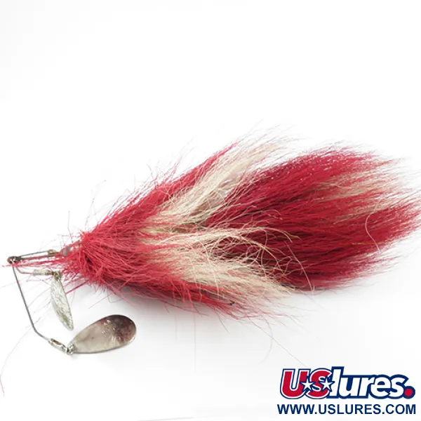 Chippewa Bait Chippewa 4 Spinnerbait, Nickel / Rosso, 28g, Doppia Paletta, #2909