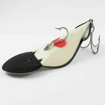 Buck Perry Spoonplug, Bianco/Nero, 28g, Pesca di struttura, #2914