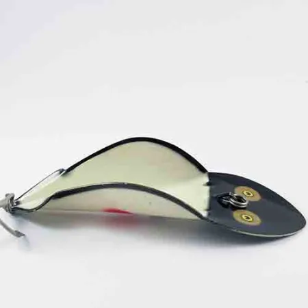 Buck Perry Spoonplug, Bianco/Nero, 28g, Pesca di struttura, #2914
