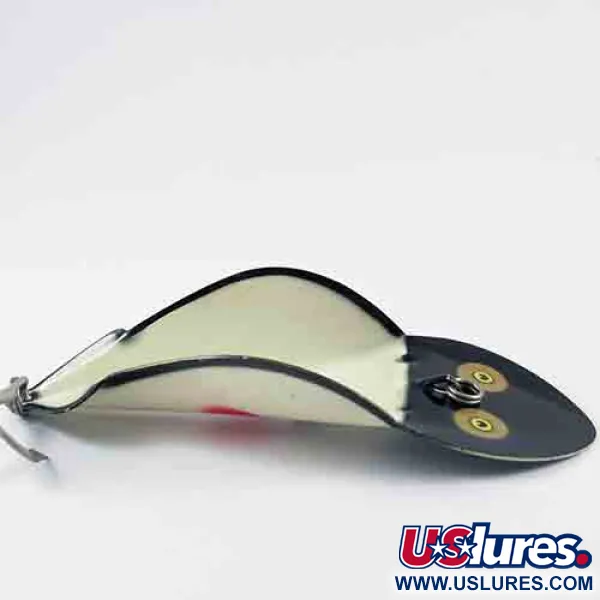 Buck Perry Spoonplug, Bianco/Nero, 28g, Pesca di struttura, #2914
