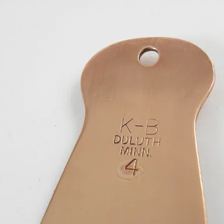 K-B Bait K-B Spoon 4 Ondulante, Rame, 40g, Made in USA, #2930