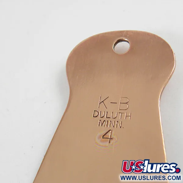 K-B Bait K-B Spoon 4 Ondulante, Rame, 40g, Made in USA, #2930