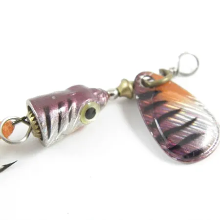 Blue Fox Vibrax Shallow Cucchiaino, Rainbow Perch, 4g, Piume, #2948