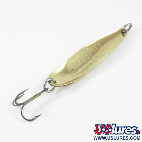 Luhr Jensen Krocodile Die #4 Ondulante, Ottone martellato, 14g, #2956