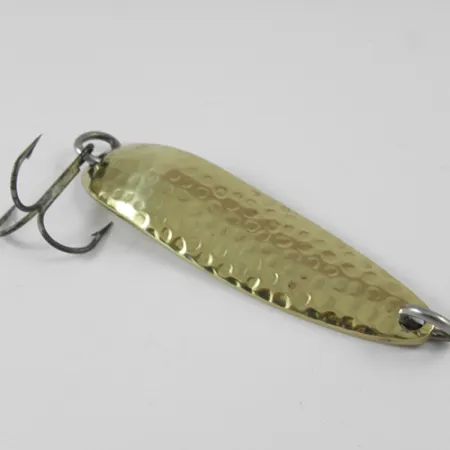 Luhr Jensen Krocodile Die #4 Ondulante, Ottone martellato, 14g, #2956