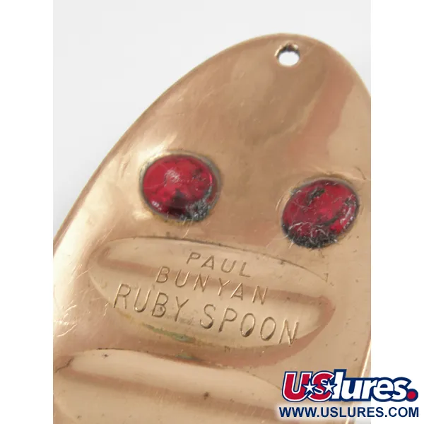 Ondulante Paul Bunyan Ruby Spoon, Rame, 25g, Occhi Rossi, #2960