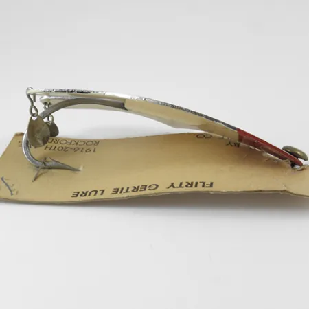 Weedless Flirty Gertie Ondulante, Nickel / Rosso, 21g, Antialga, #2961