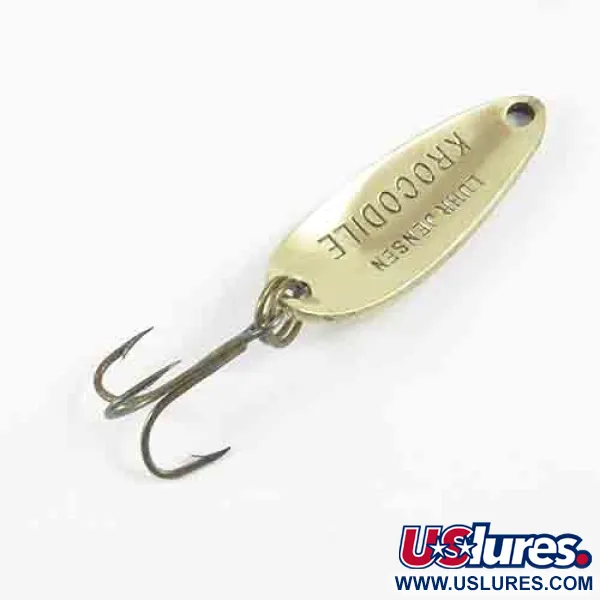 Luhr Jensen Krocodile Ondulante, Oro, 9g, Trama a Scaglie, #2963