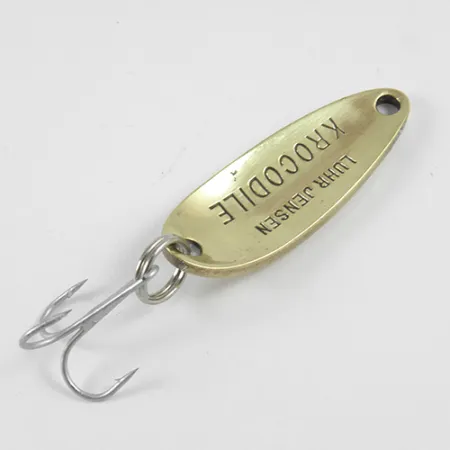 Luhr Jensen Krocodile Ondulante, Oro / Rosso, 9g, Long Cast, #2965