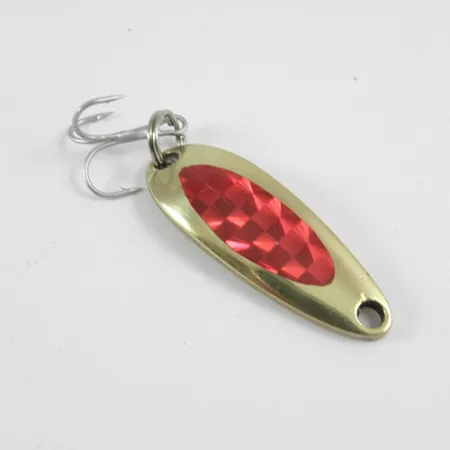 Luhr Jensen Krocodile Ondulante, Oro / Rosso, 9g, Long Cast, #2965