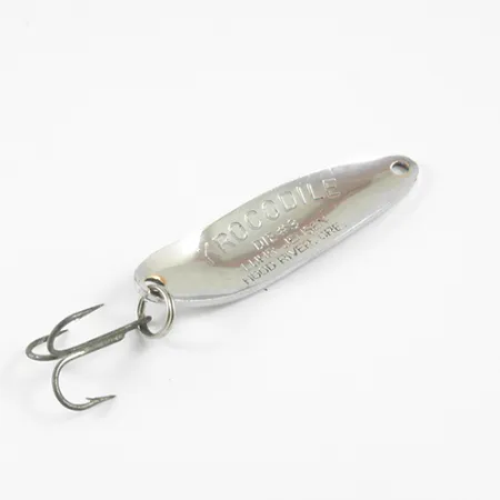 Luhr Jensen Krocodile Die #3 Cucchiaino, Nichel / Verde, 10g, #2967