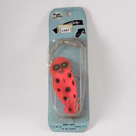 Buck Perry Spoonplug Series 200 Cucchiaino, Rosso / Nero, 17g, #2978