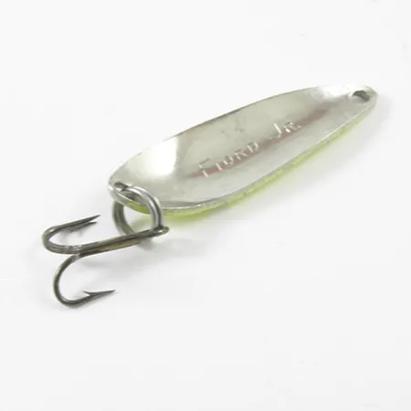 Acme Fiord Spoon Jr Ondulante, Giallo/Verde/Nickel, 3.4g, USA, #2982