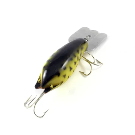 Fred Arbogast Mud Bug Crankbait, Giallo / Nero, 14g, Paletta metallo, #2985