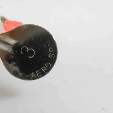 Aeroplane Spinner Aero spin 3 Cucchiaino Elica, Nichel/Rosso, 4g, #2992