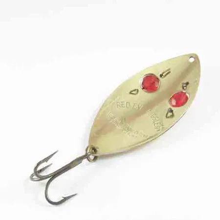 Ondulante Hofschneider Red Eye Wiggler, Ottone, 21g, Occhi Rossi, #2994