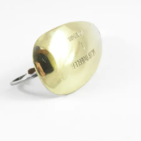 Miller Weedless Wobbler Ondulante, Oro, 14g, Antialga, #2995