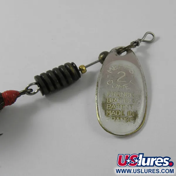 Mepps Comet 2 Cucchiaino, Nichel, 4.5g, Coda scoiattolo, #3005