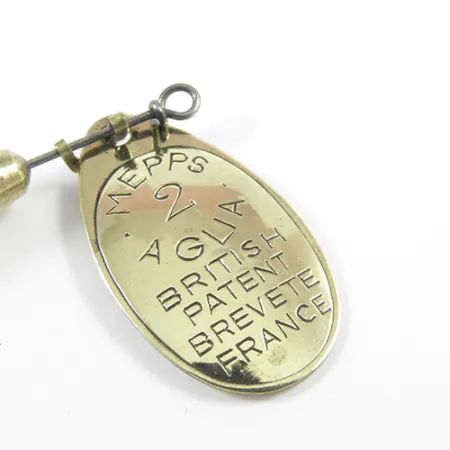 Mepps Aglia 2 Cucchiaino, Ottone, 4,5g, Componenti Francesi, #3029