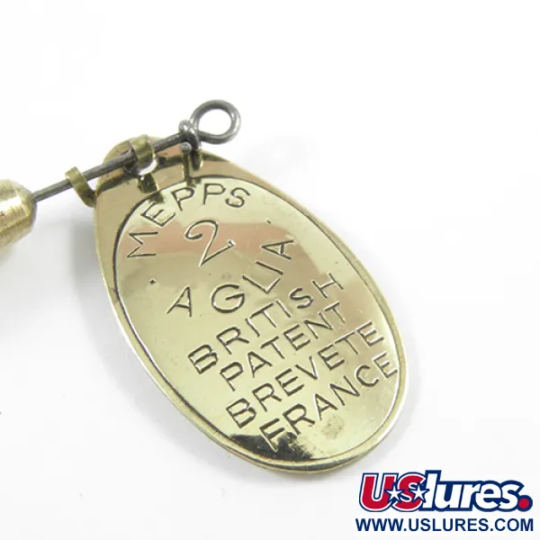 Mepps Aglia 2 Cucchiaino, Ottone, 4,5g, Componenti Francesi, #3029