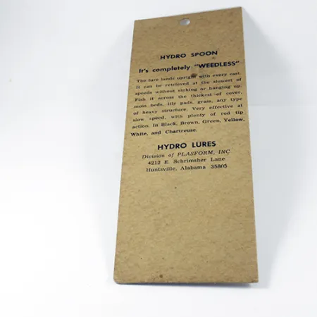 Hydro Lures Weedless Hydro Spoon, Bianco/Grigio/Rosso, 14g, Antialga, #3039