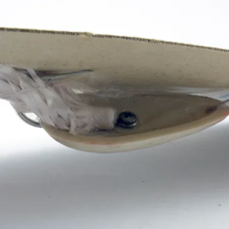 Hydro Lures Weedless Hydro Spoon, Bianco/Grigio/Rosso, 14g, Antialga, #3039