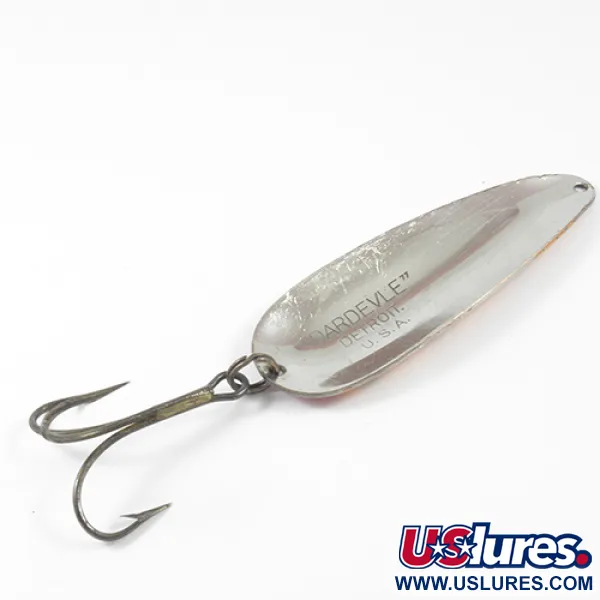 Ondulante Eppinger Dardevle, Rosso/Arancio/Nickel, 28g, Vintage, #3044