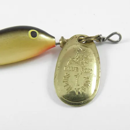 Blue Fox Vibrax Minnow Spin 1 Rotante, Ottone, 4g, Logo Fox, #3064