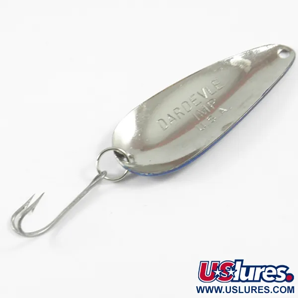 Cucchiaino Eppinger Dardevle Imp, Nichel / Blu, 11g, Michigan, #3093