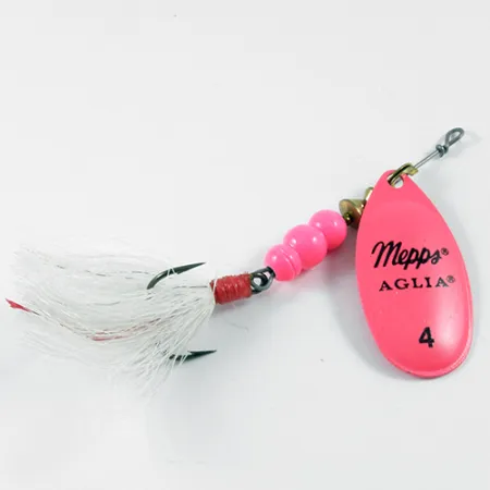 Mepps Aglia Hot Pink 4 Dressed (bucktail) Cucchiaino, Rosa, 10g, #3099