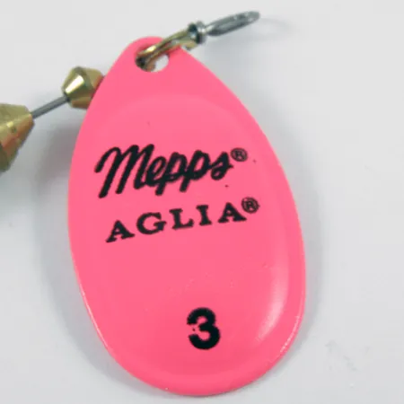 Mepps Aglia Hot Pink 3 Cucchiaino, Rosa fluorescente, 7g, #3106
