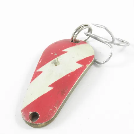 Boyle's Sunbeam Delux Wobbler Cucchiaino, Rosso/Bianco/Ottone, 9.5g, #3122