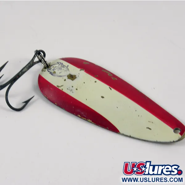 Eppinger Dardevle Dardevlet, 21g, Rosso / Bianco / Ottone, Ondulante #3133