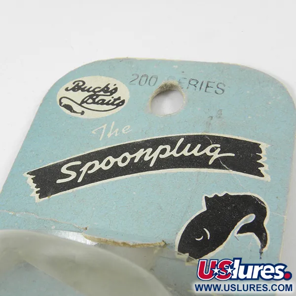 Buck Perry Spoonplug 200 Series Spoon, Rosso / Bianco, 17g, #3142