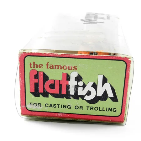 Helin Tackle FlatFish X5 Esca, Rosso / Nero, 5,5g, Vintage, #3148