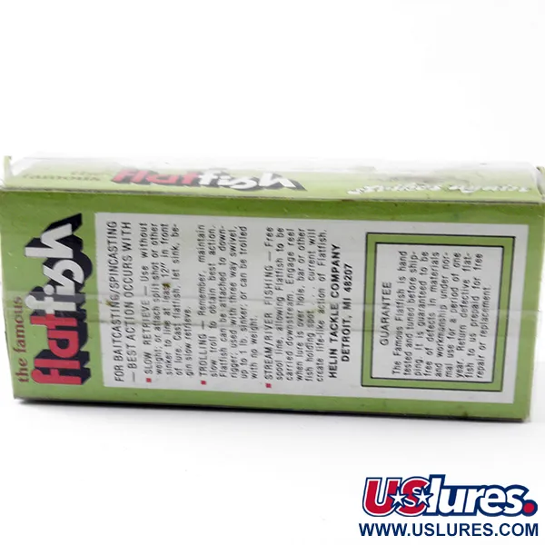 Helin Tackle FlatFish X5 Esca, Rosso / Nero, 5,5g, Vintage, #3148