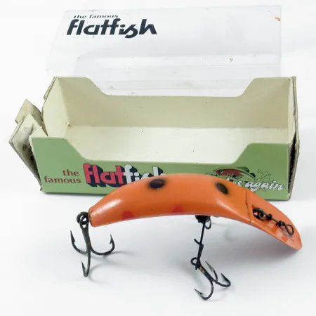 Helin Tackle FlatFish X5 Esca, Rosso / Nero, 5,5g, Vintage, #3148