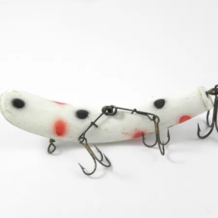 Yakima Bait Worden Flatfish Artificiale, White/Red/Black, 9g, #3149