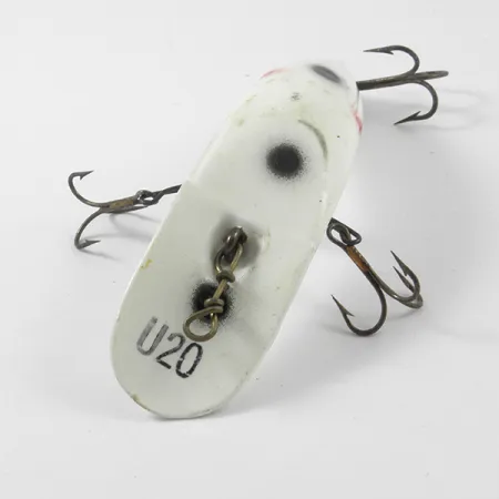 Yakima Bait Worden Flatfish Artificiale, White/Red/Black, 9g, #3149