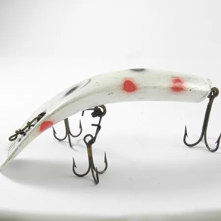 Yakima Bait Worden Flatfish Artificiale, White/Red/Black, 9g, #3149