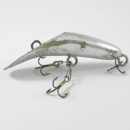 Worden's Lures Flatfish Esca, Argento, 4g, Profilo Curvo, #3150