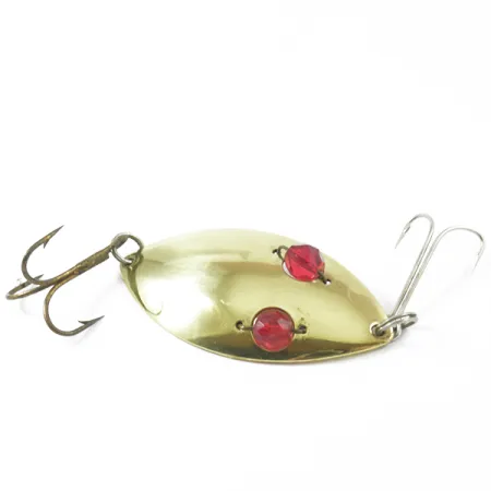 Hofschneider Red Eye Wiggler Ondulante, Ottone/Rosso, 25g, Vetro, #3158