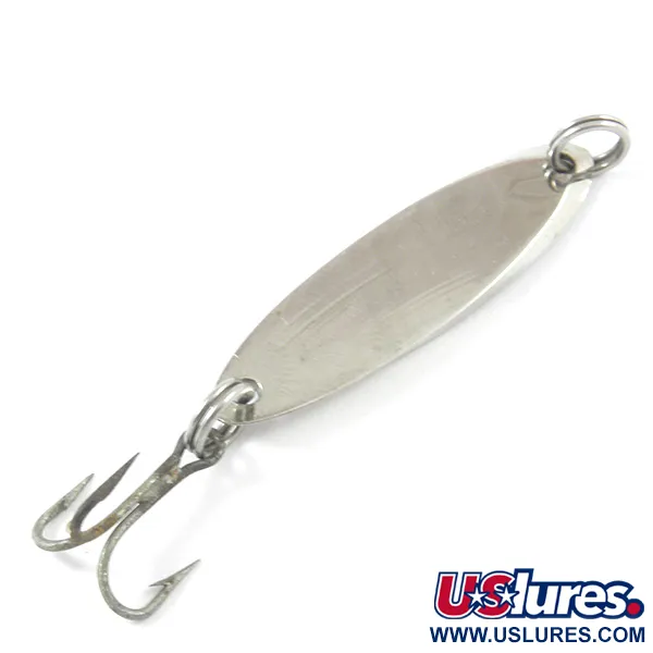 Old Pal Woodstream Auto-cast Ondulante, Nickel / Blu, 4g, Vintage, #3186